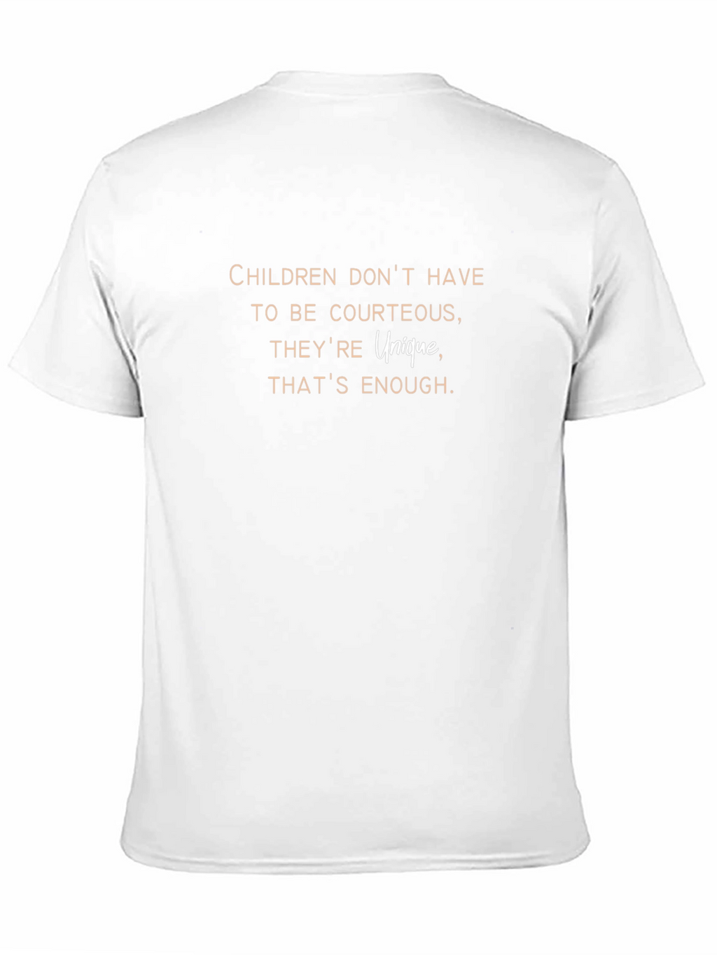 Unique Childrens Tee - Comfort & Style