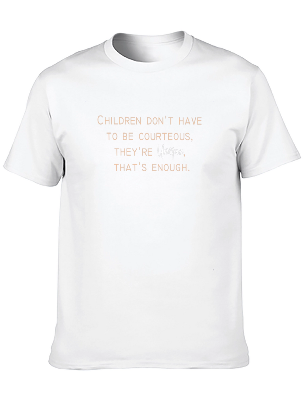 Unique Childrens Tee - Comfort & Style