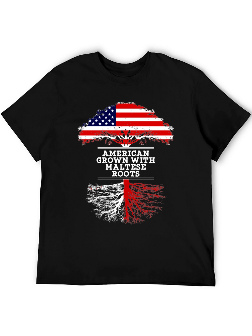 American Grown with Maltese Roots T-Shirt