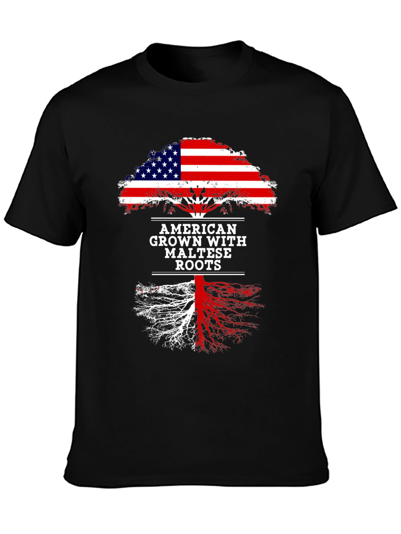 American Grown with Maltese Roots T-Shirt