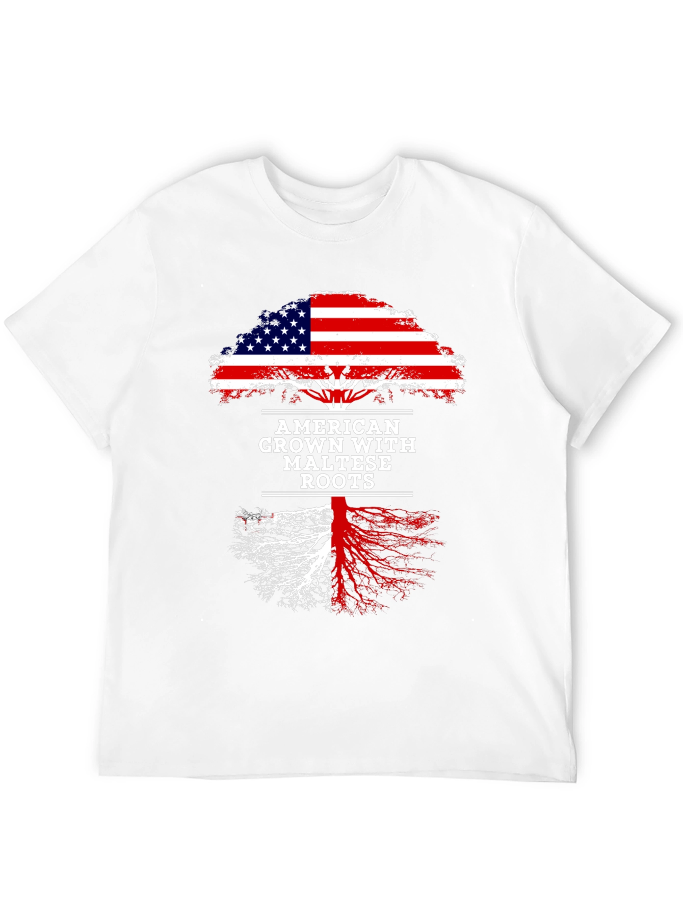 American Grown with Maltese Roots T-Shirt