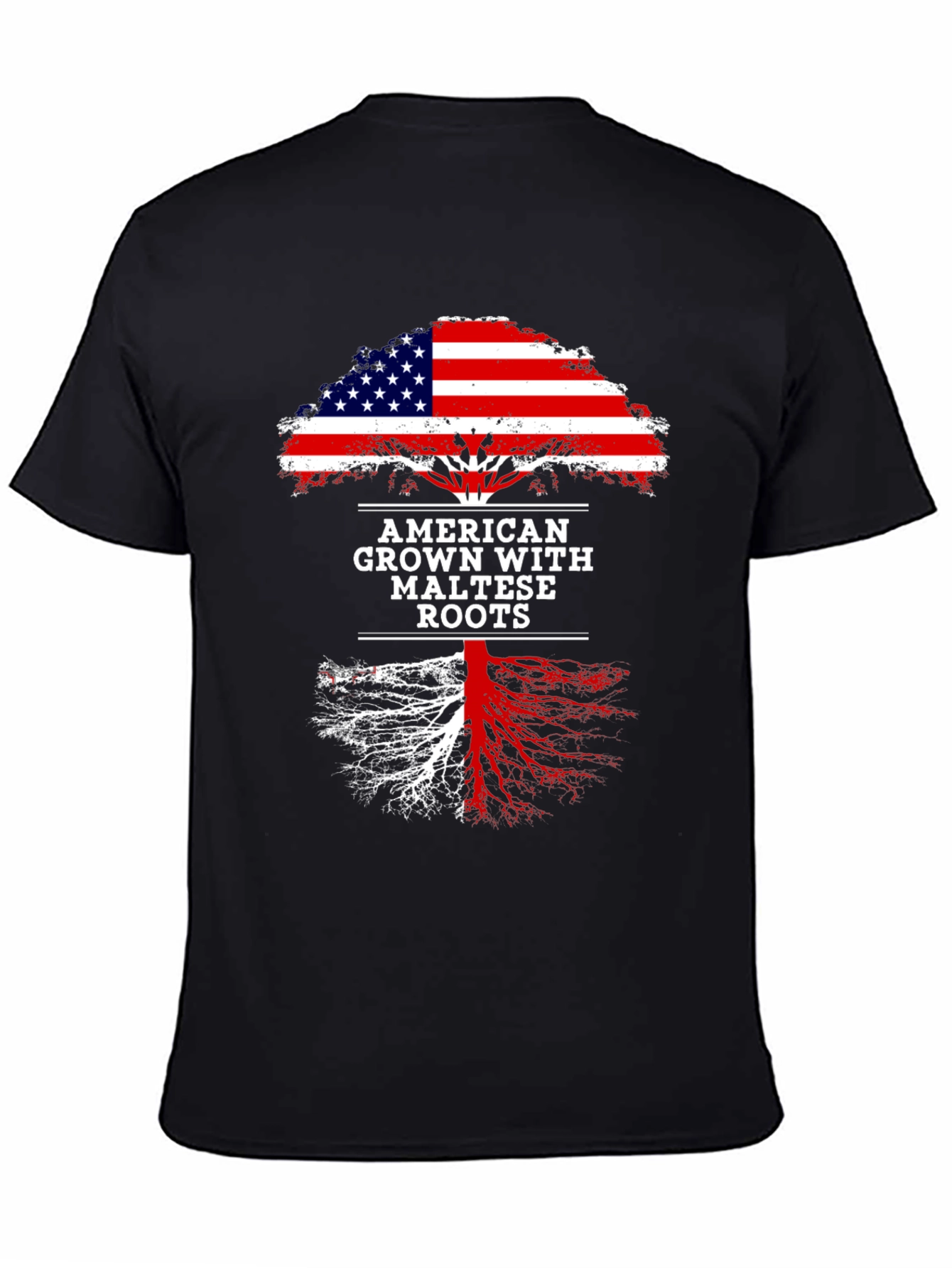 American Grown with Maltese Roots T-Shirt