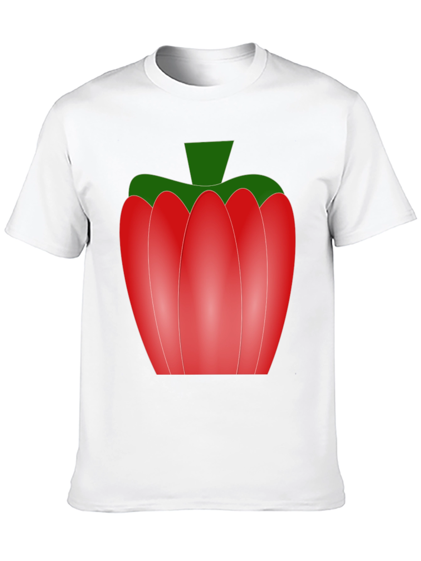 Red Pepper Graphic Tee - Unisex Black T-Shirt