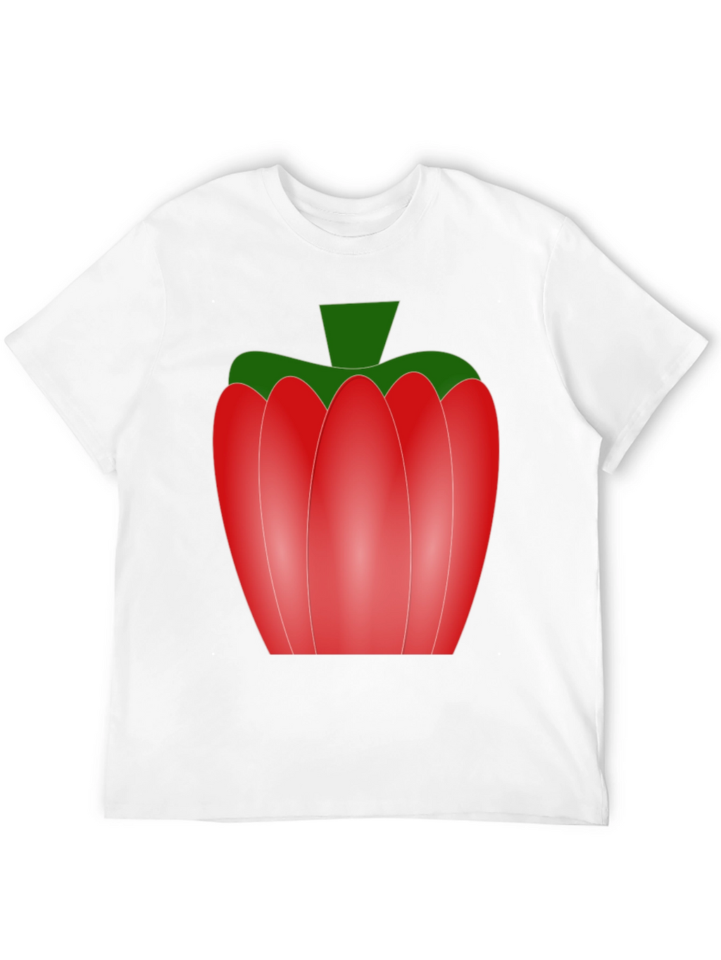 Red Pepper Graphic Tee - Unisex Black T-Shirt