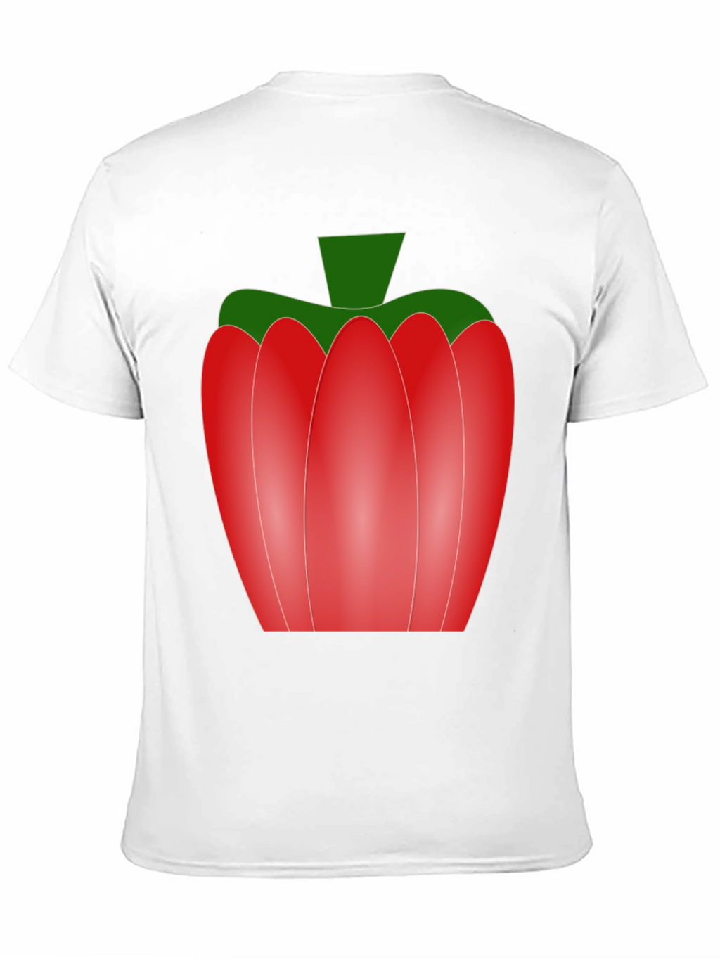 Red Pepper Graphic Tee - Unisex Black T-Shirt