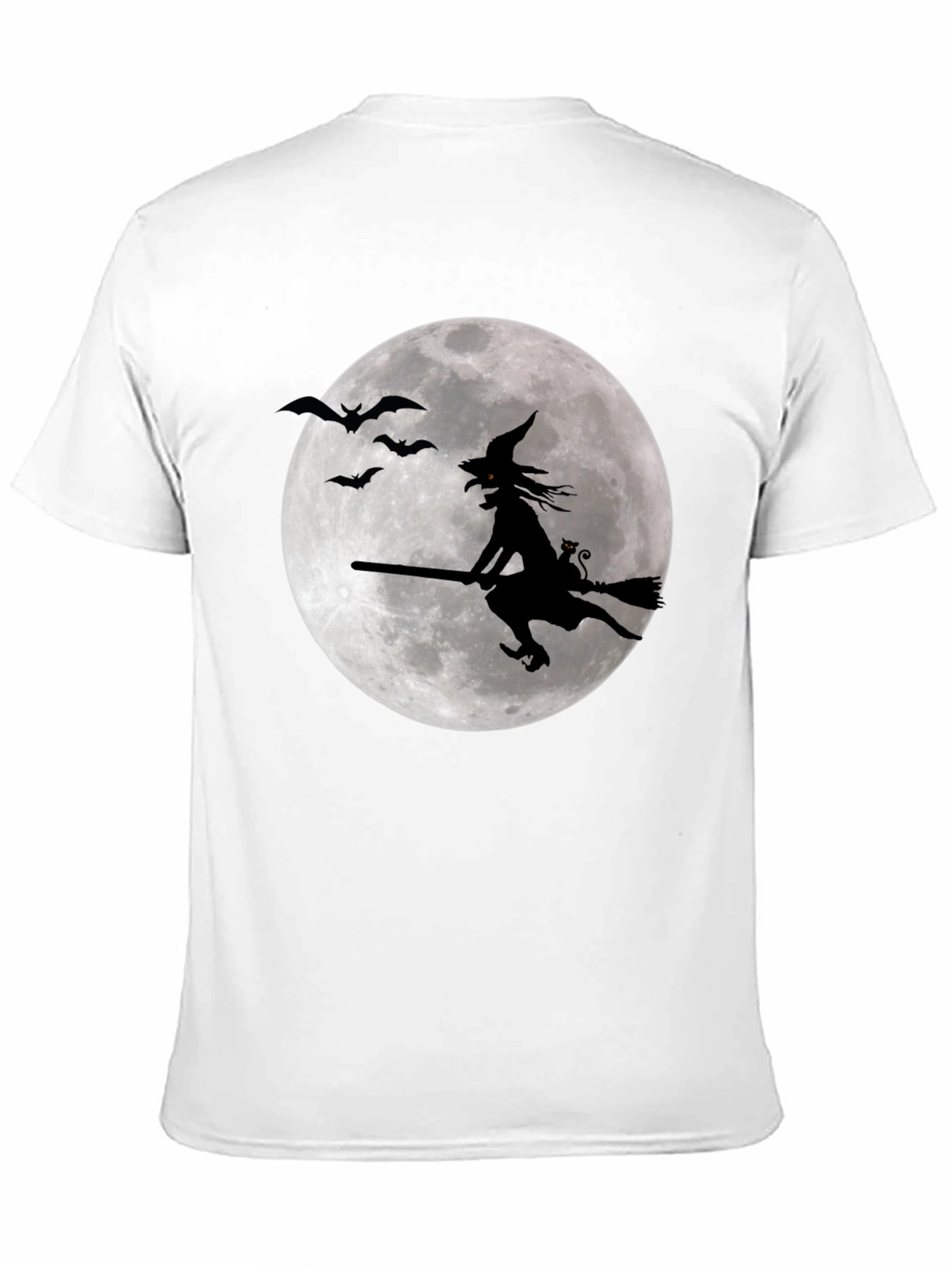 Witch on Moon Graphic T-Shirt