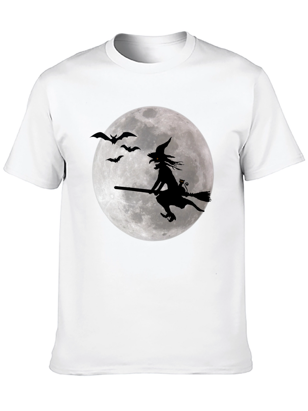 Witch on Moon Graphic T-Shirt