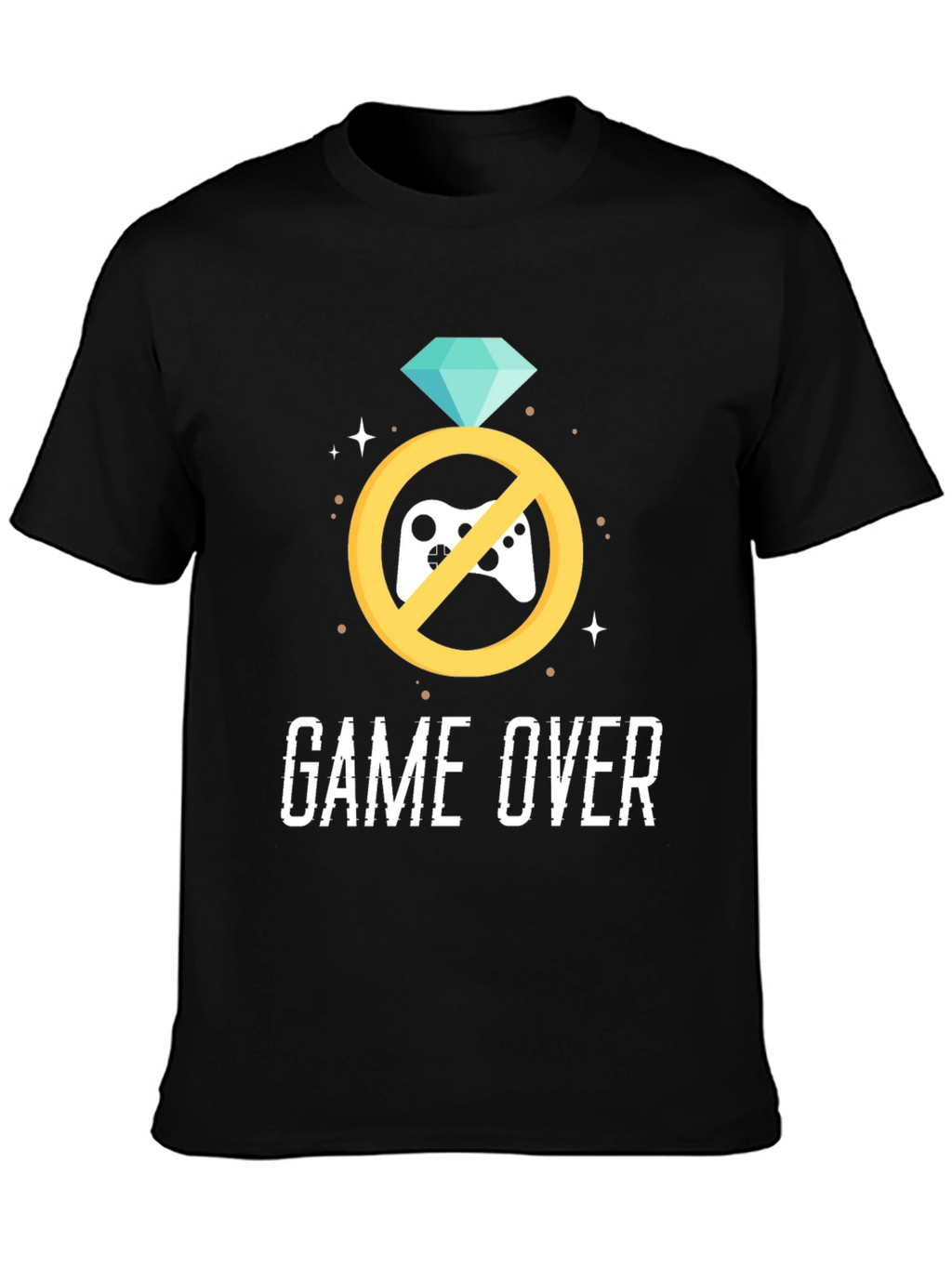 Game Over Groom T-Shirt - Bachelor Party Tee