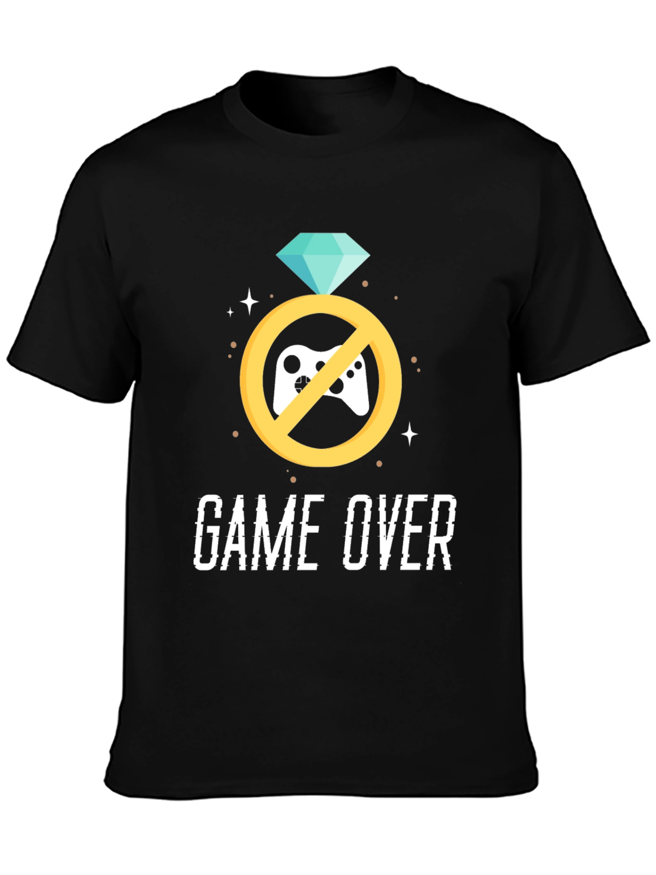 Game Over Groom T-Shirt - Bachelor Party Tee