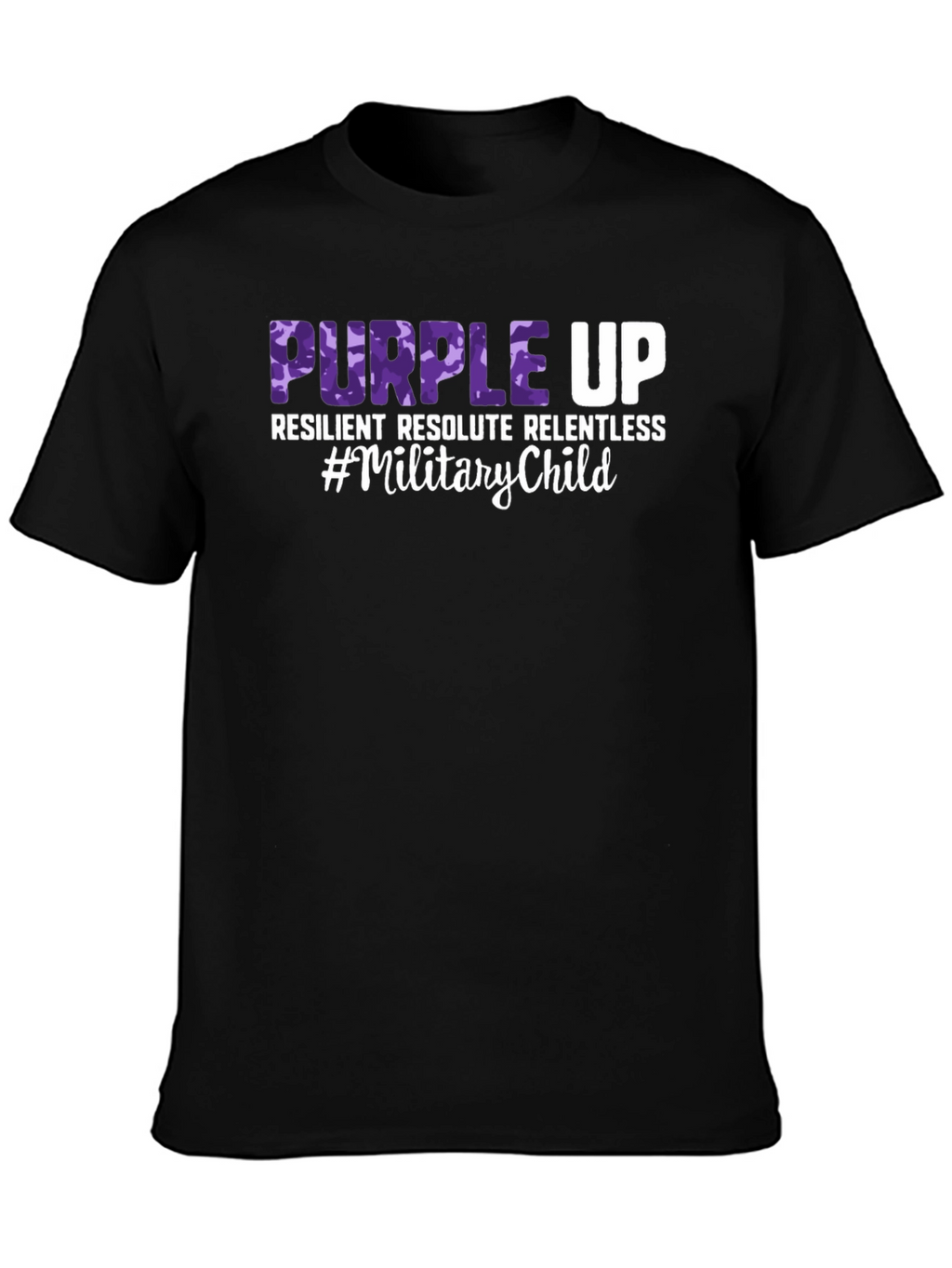 Purple Up Military Child T-Shirt