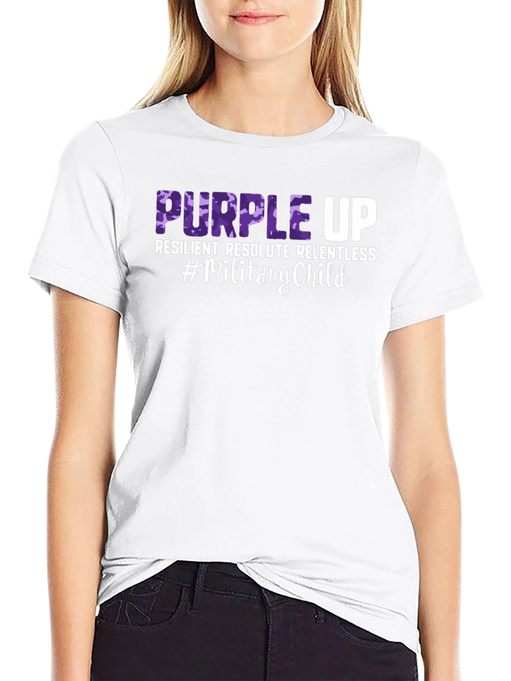 Purple Up Military Child T-Shirt