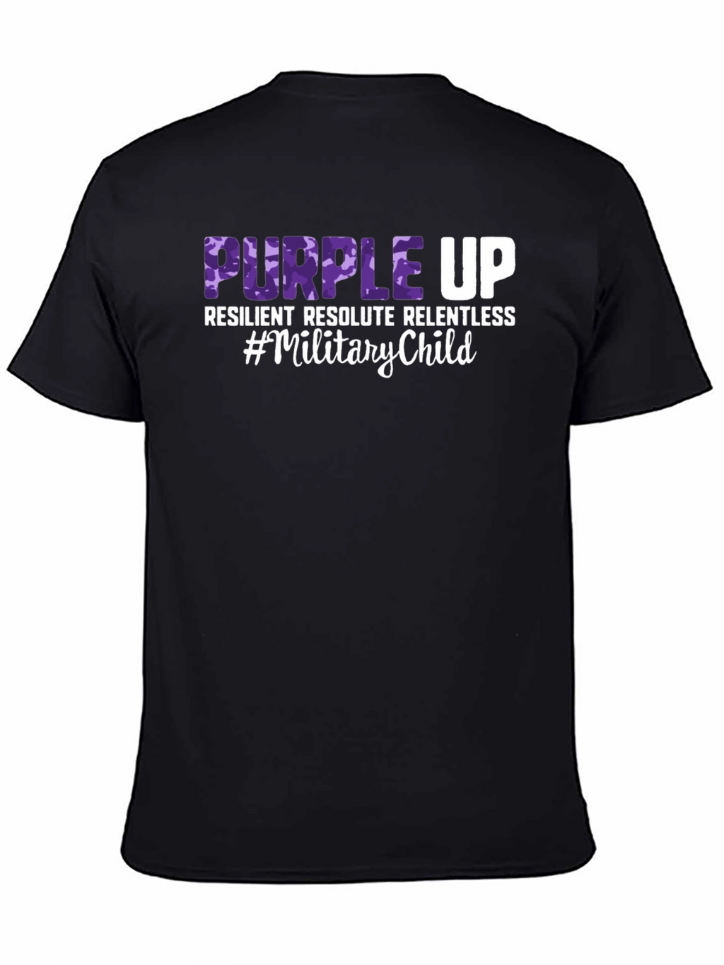 Purple Up Military Child T-Shirt