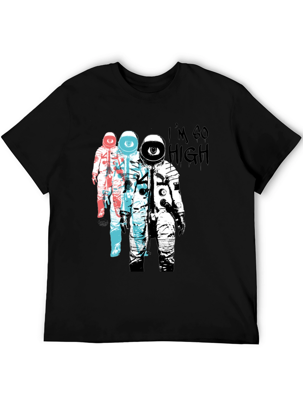 Astronaut Eye T-Shirt - Im So High Graphic Tee