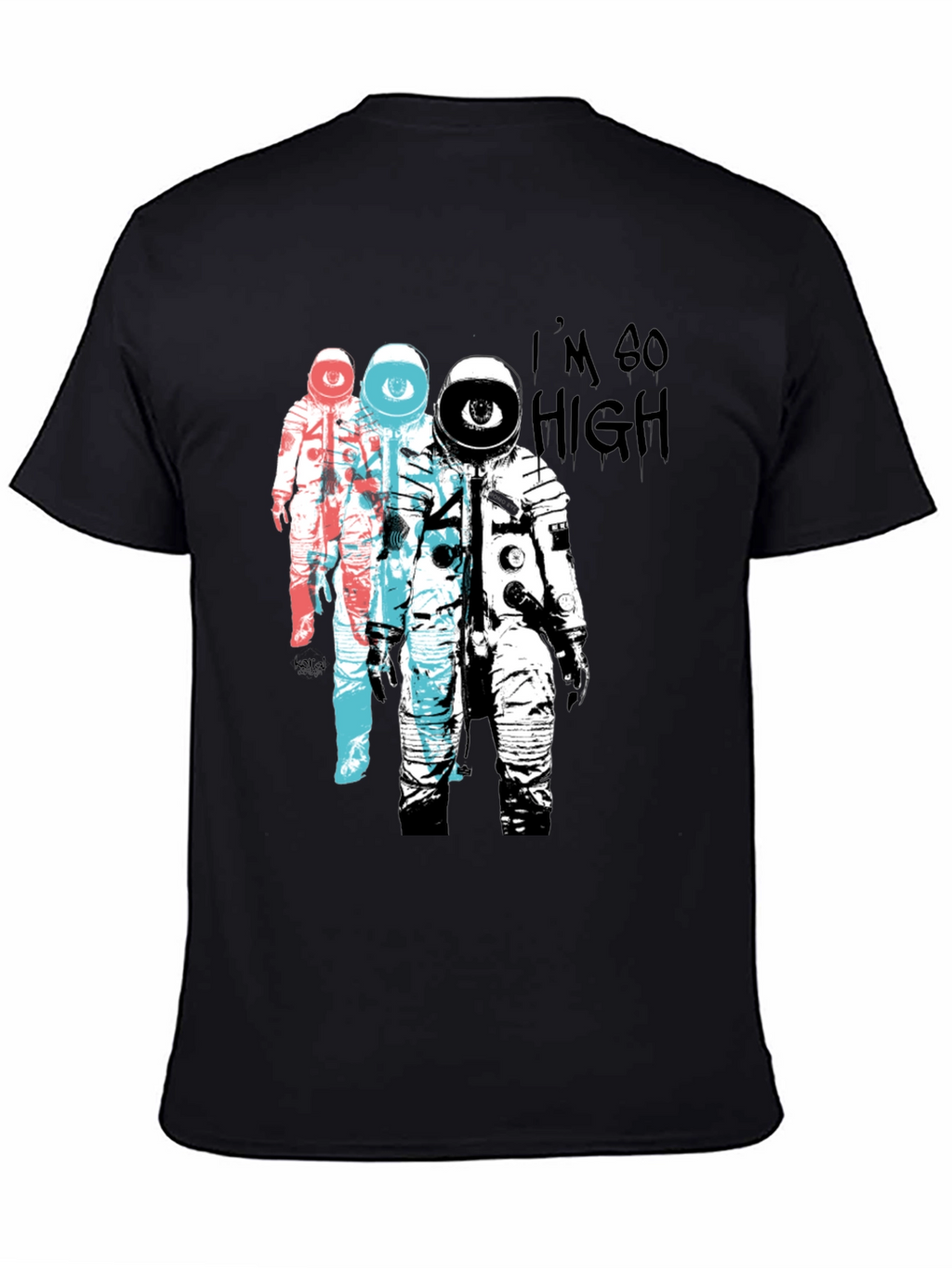 Astronaut Eye T-Shirt - Im So High Graphic Tee