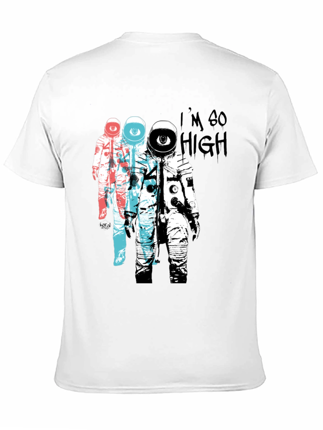 Astronaut Eye T-Shirt - Im So High Graphic Tee