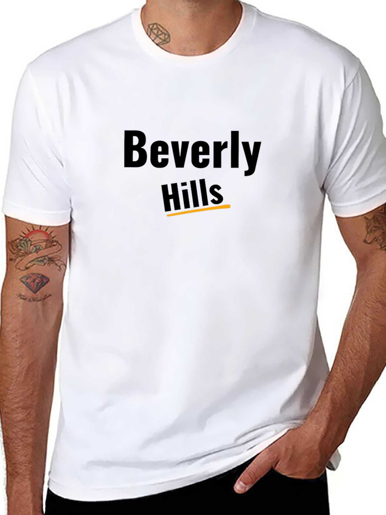 Beverly Hills Graphic Print T-Shirt