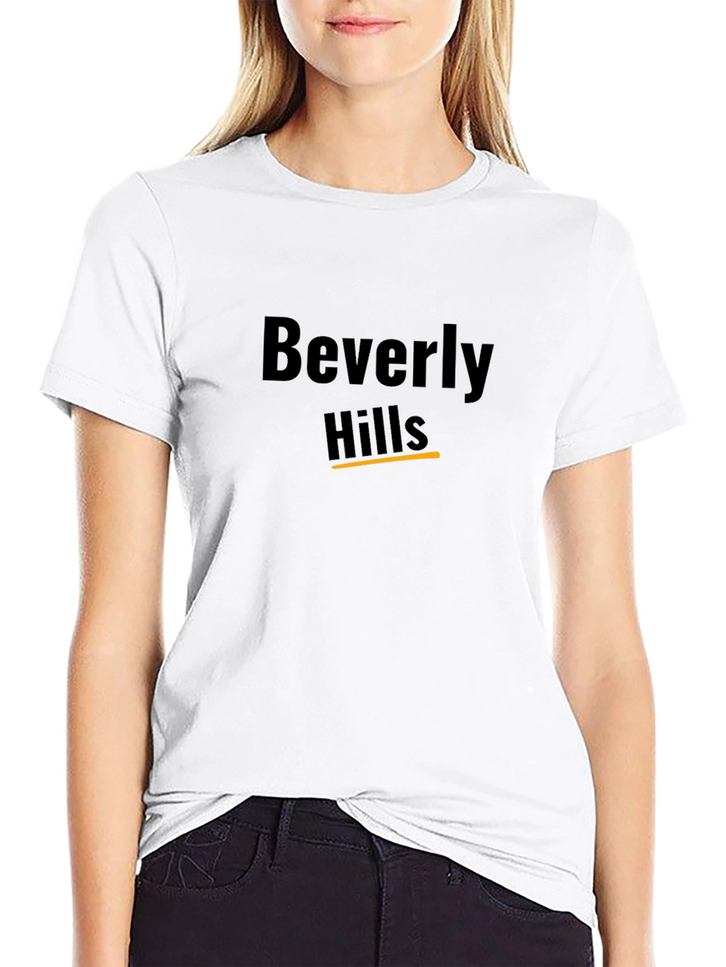 Beverly Hills Graphic Print T-Shirt