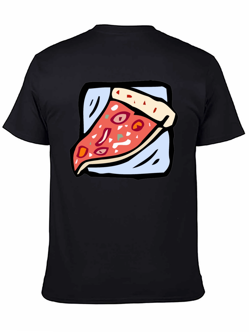 Pizza Slice Graphic Tee - Casual Comfort