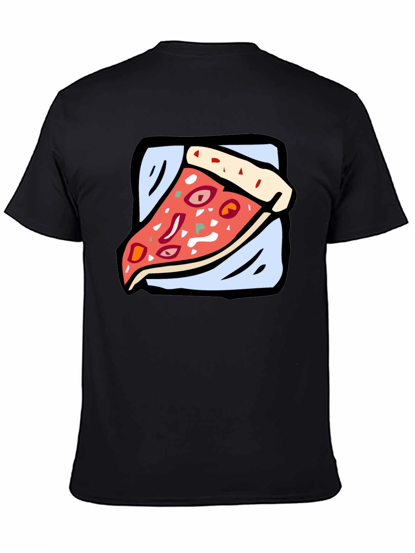 Pizza Slice Graphic Tee - Casual Comfort