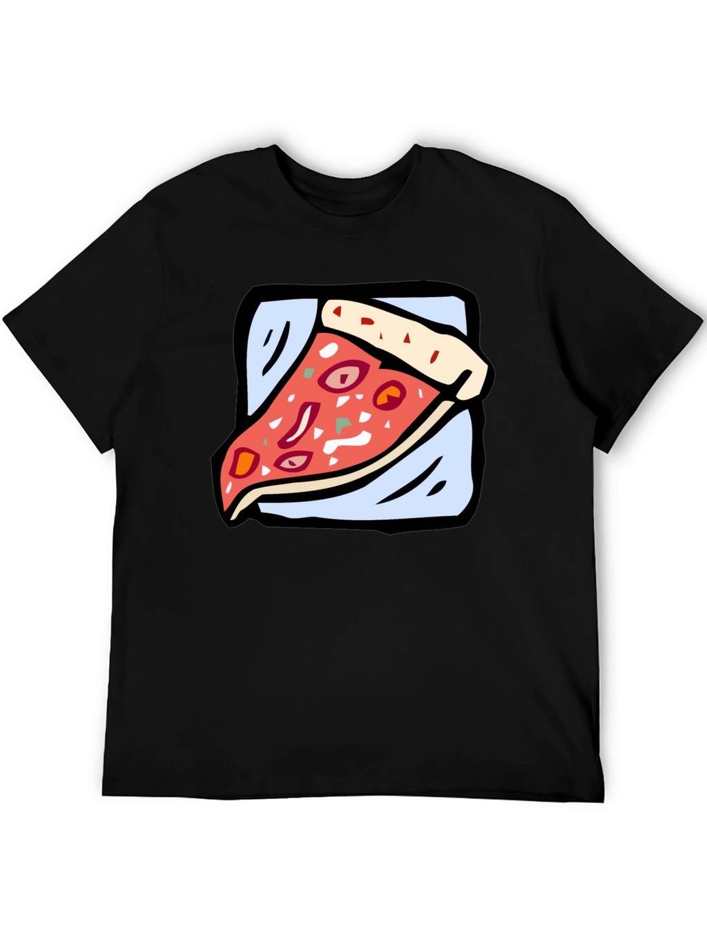 Pizza Slice Graphic Tee - Casual Comfort