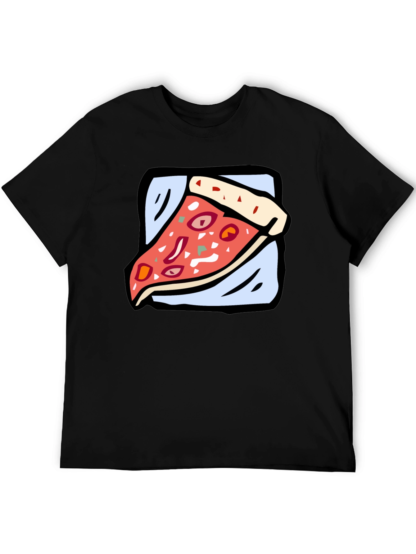 Pizza Slice Graphic Tee - Casual Comfort