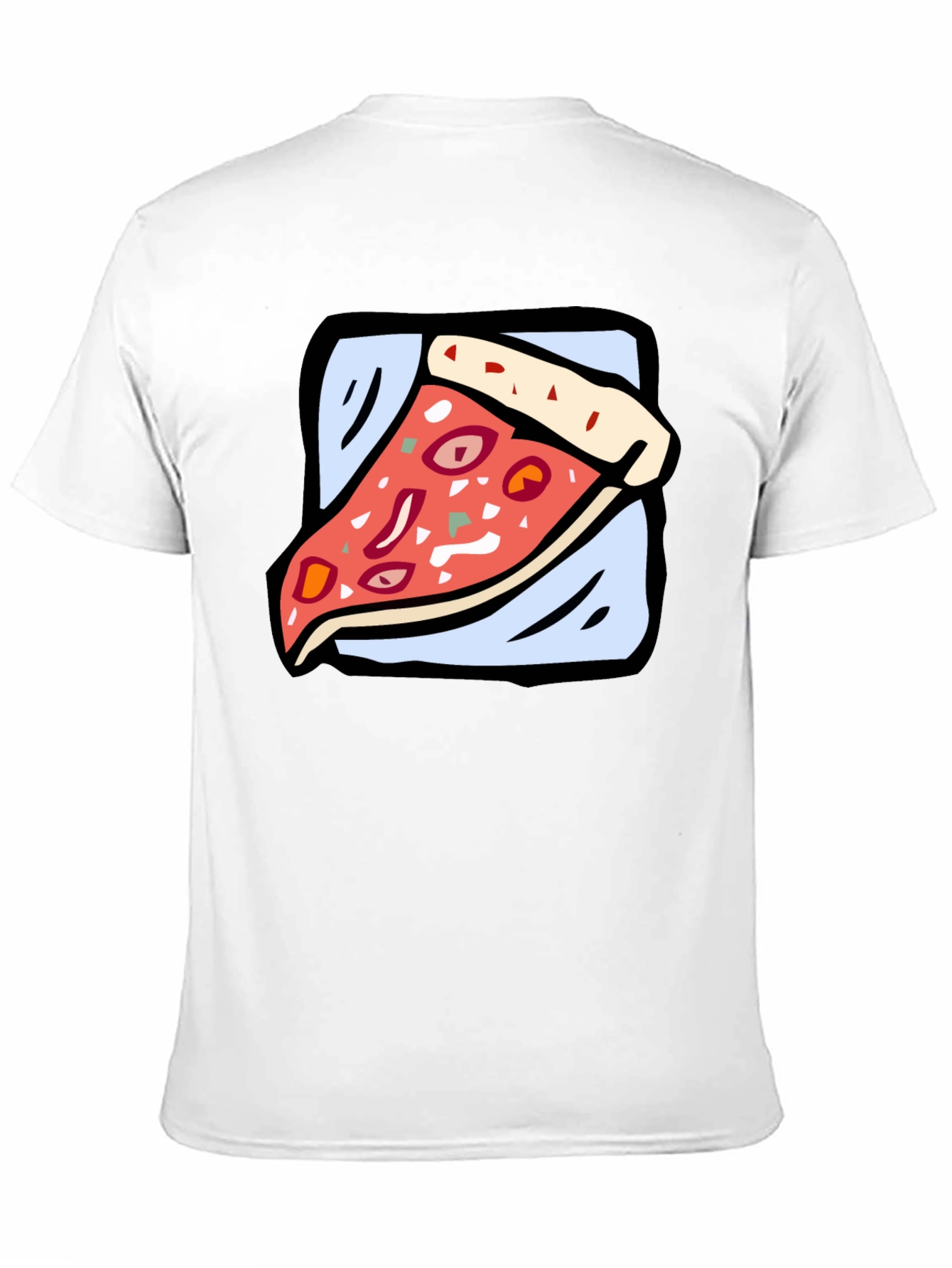 Pizza Slice Graphic Tee - Casual Comfort