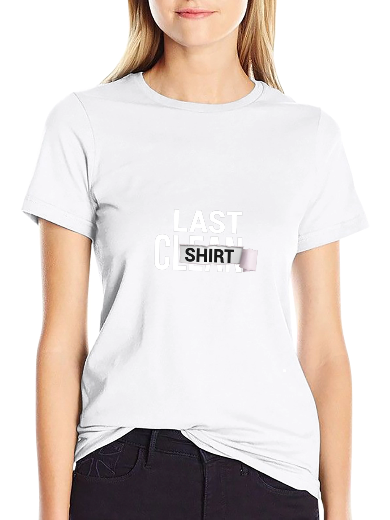 Last Clean Shirt Graphic Tee - Novelty T-Shirt