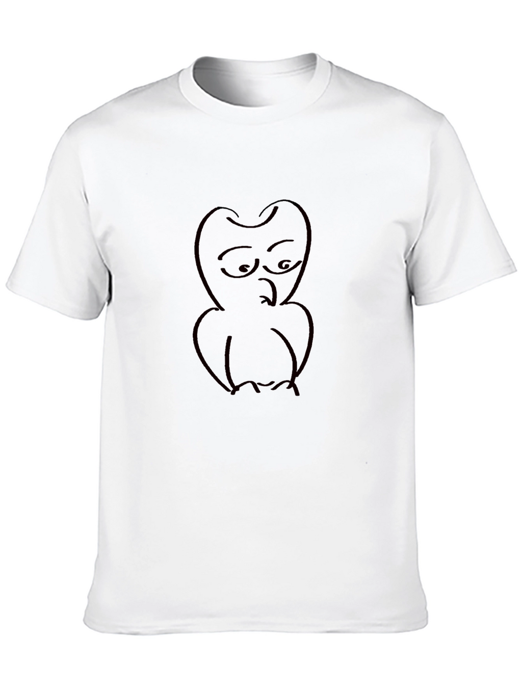 Unique Owl Graphic Black T-Shirt