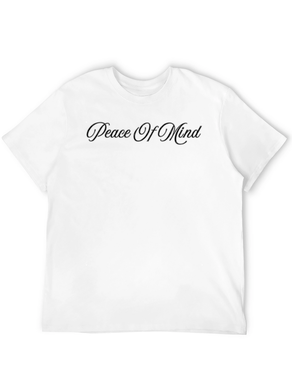 Peace of Mind Graphic T-Shirt - Black