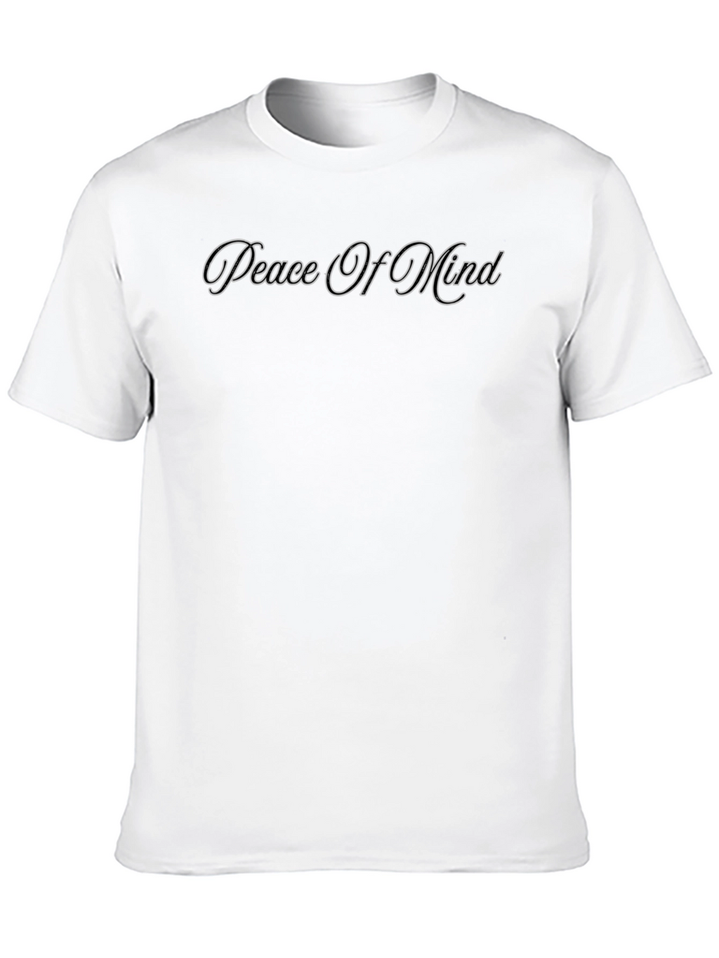 Peace of Mind Graphic T-Shirt - Black