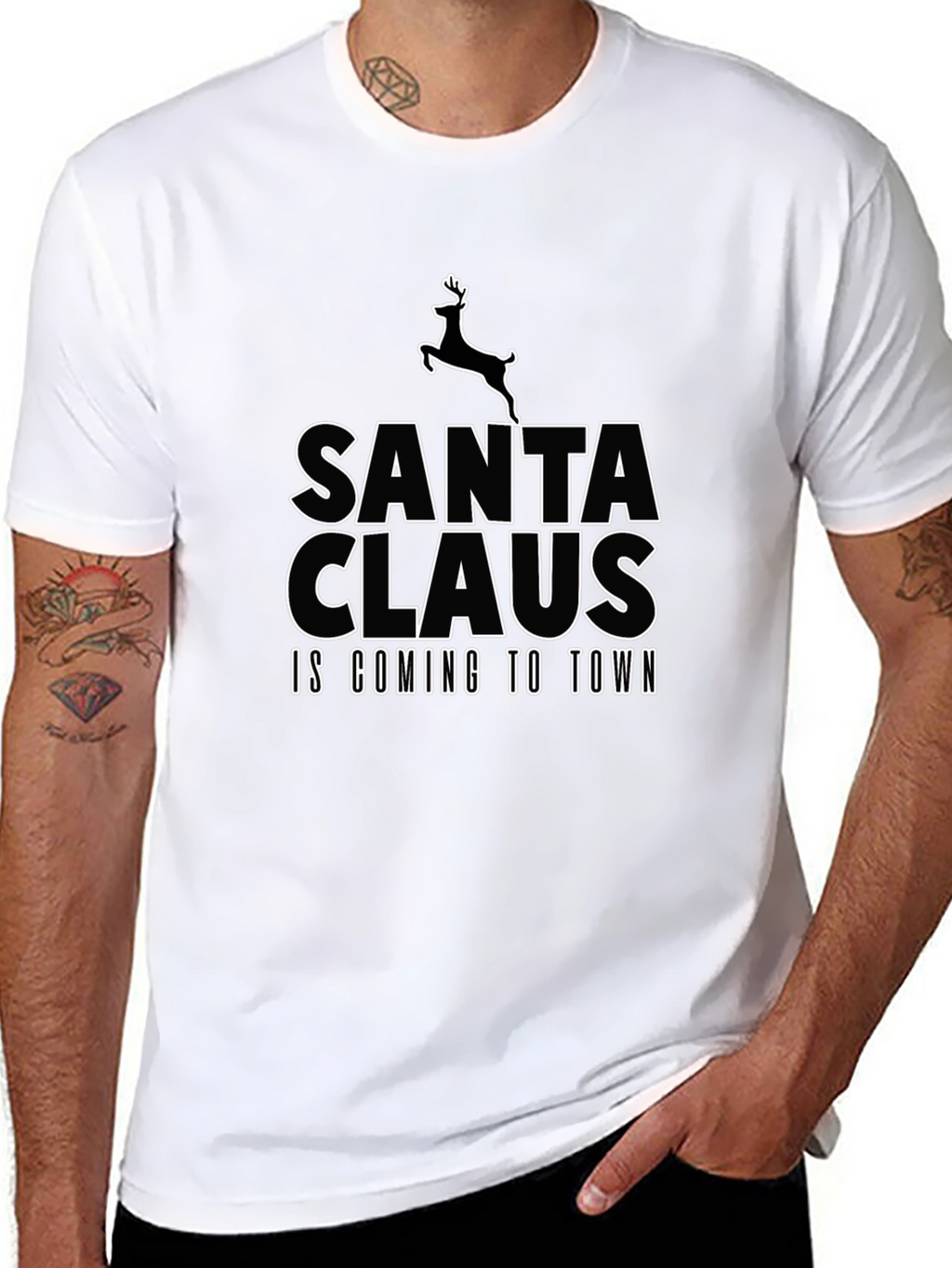 Santa Claus is Coming to Town Graphic Tee