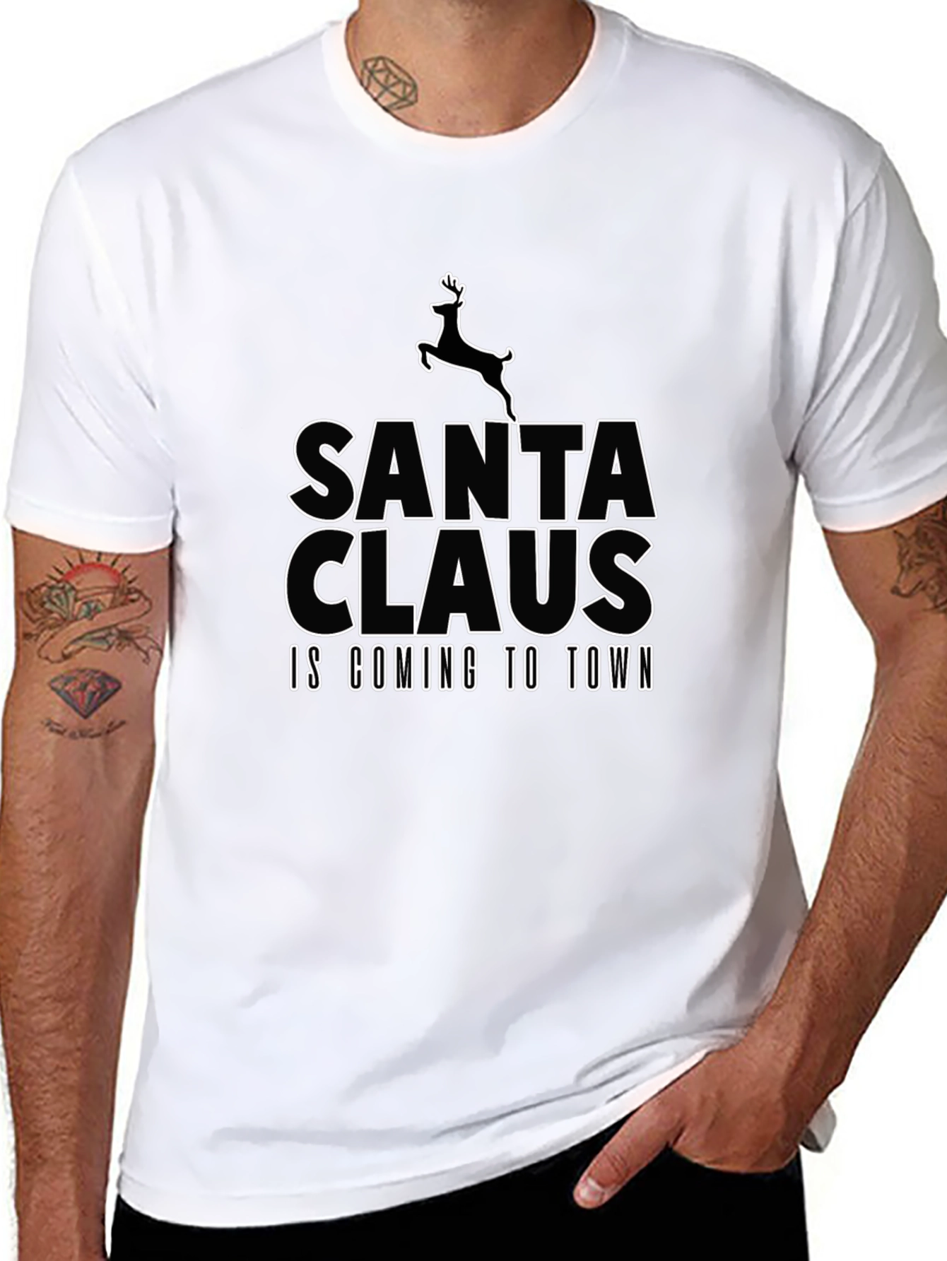 Santa Claus is Coming to Town Graphic Tee