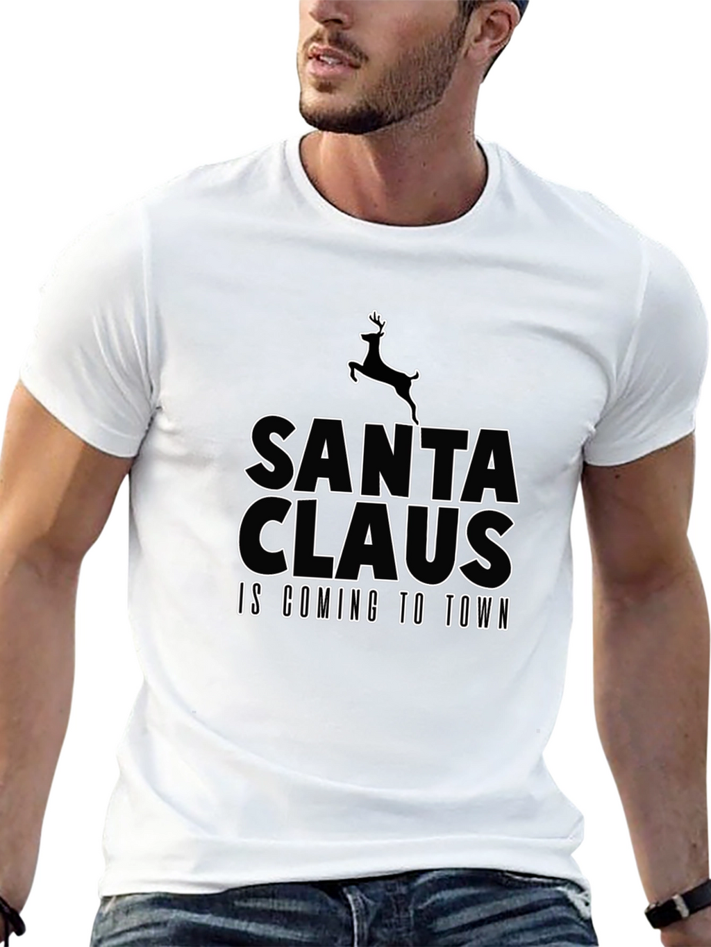 Santa Claus is Coming to Town Graphic Tee