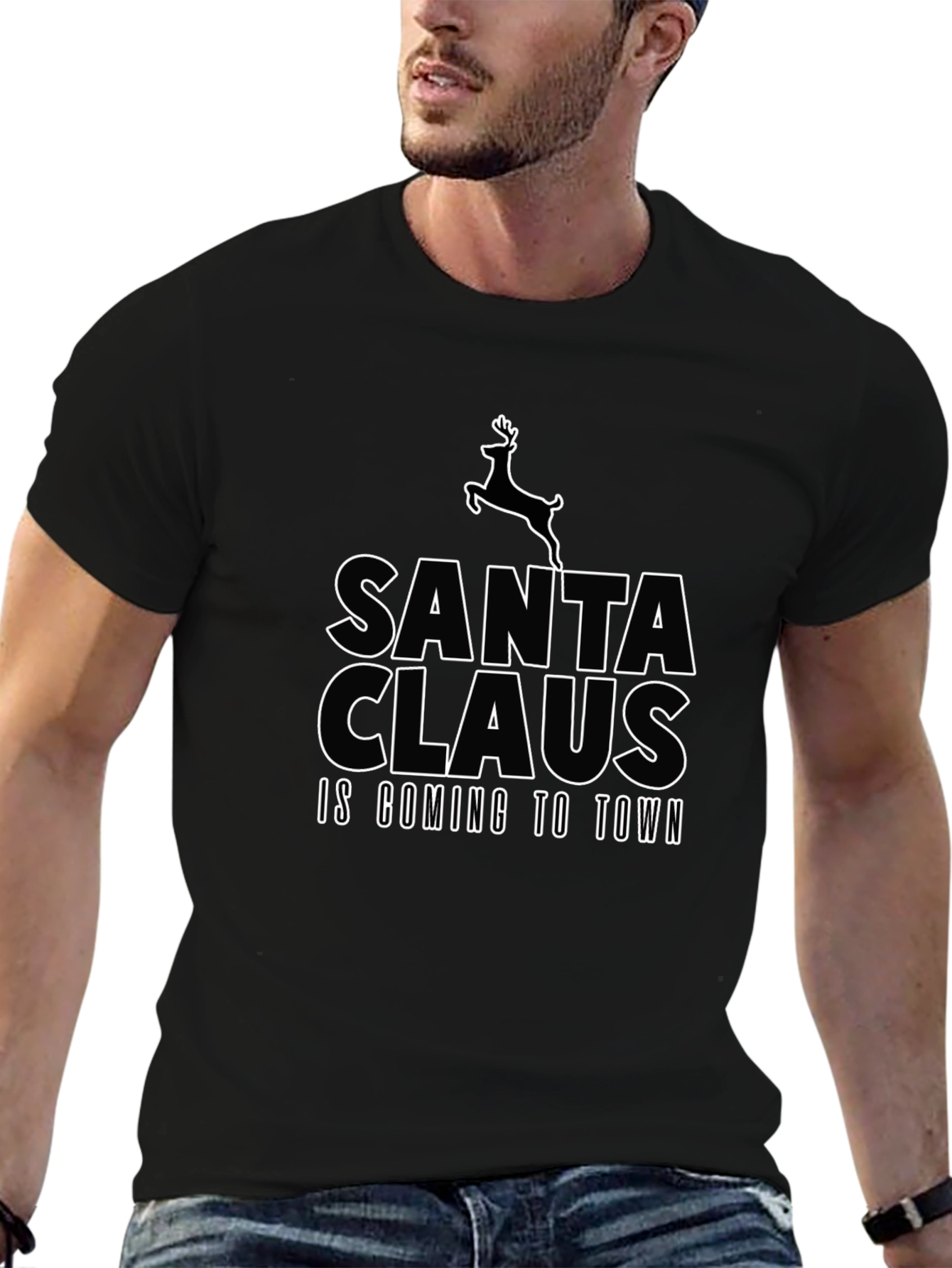 Santa Claus is Coming to Town Graphic Tee