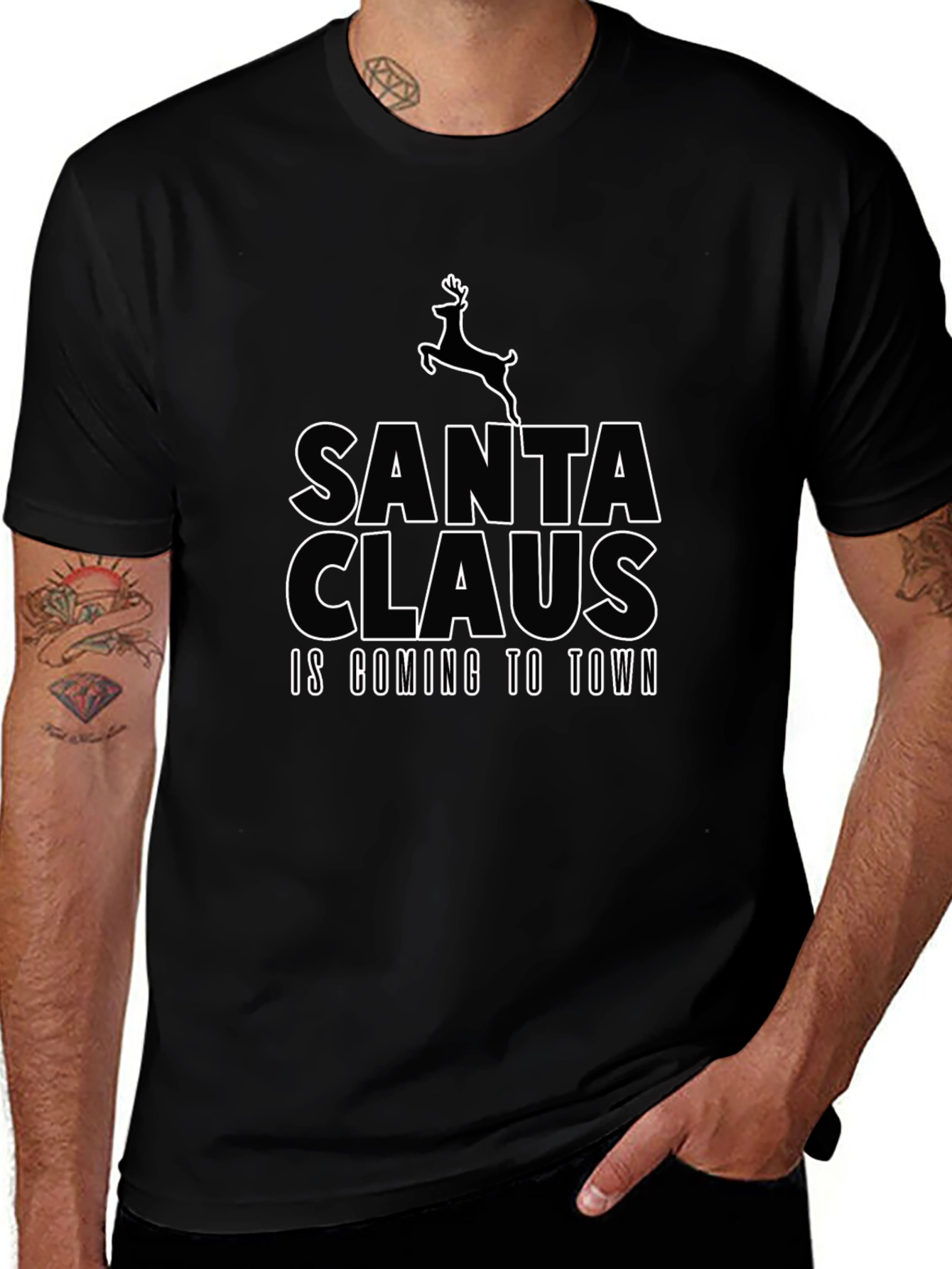 Santa Claus is Coming to Town Graphic Tee