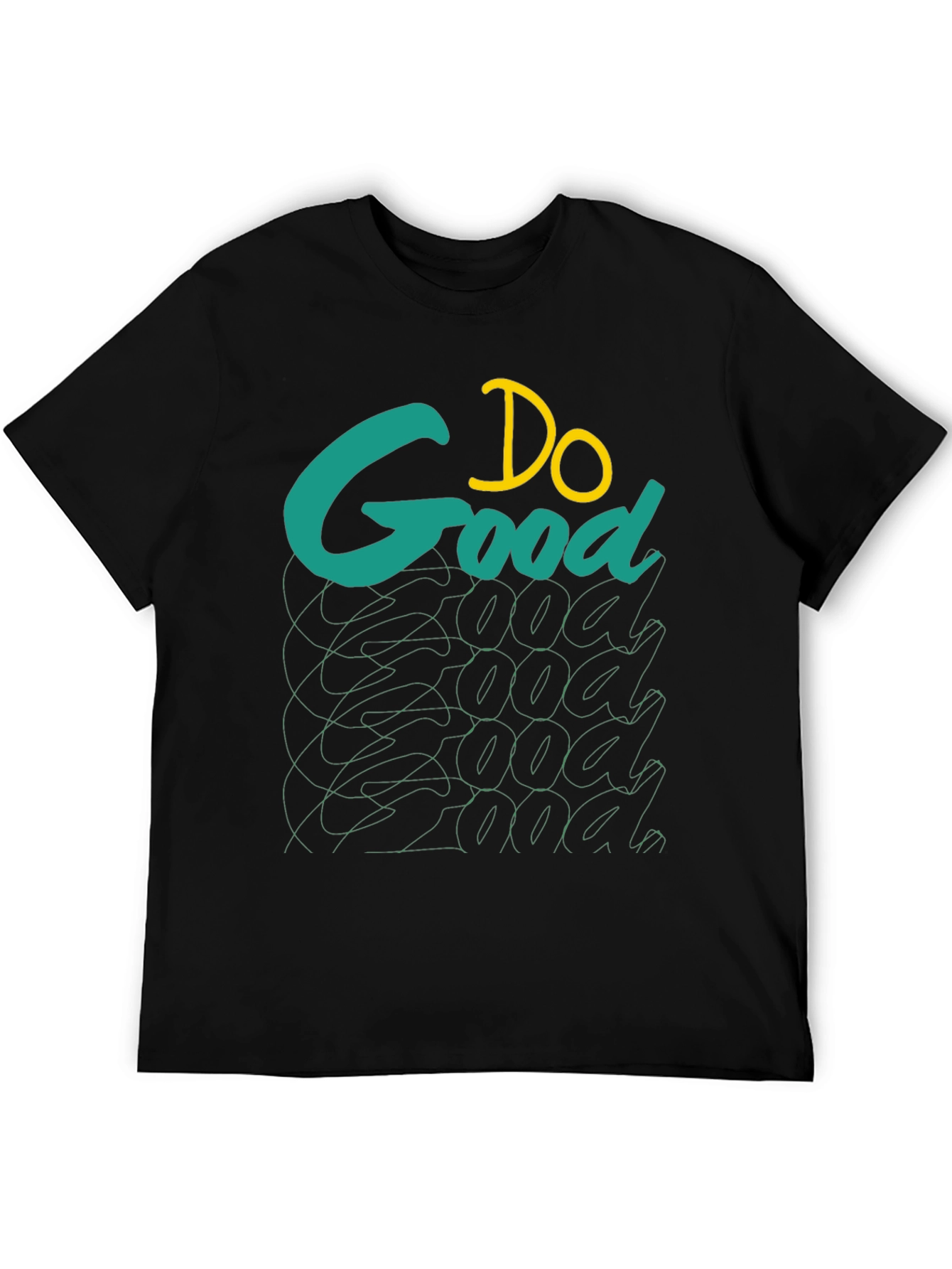 Do Good Graphic Tee - Black Cotton T-Shirt