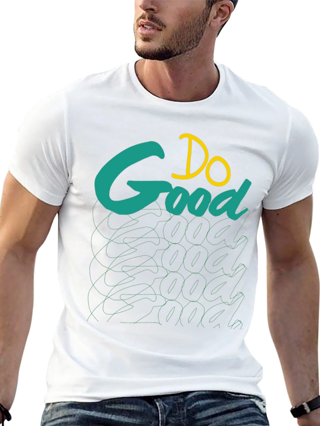 Do Good Graphic Tee - Black Cotton T-Shirt