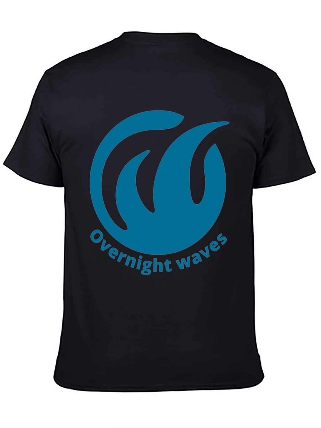 Overnight Waves Graphic Tee - Black