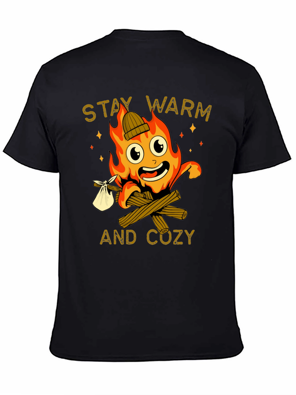 Stay Warm and Cozy Campfire T-Shirt