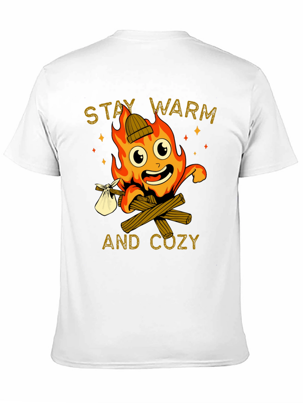 Stay Warm and Cozy Campfire T-Shirt