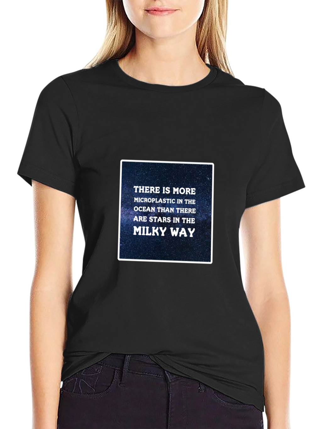 Microplastic Milky Way Graphic T-Shirt
