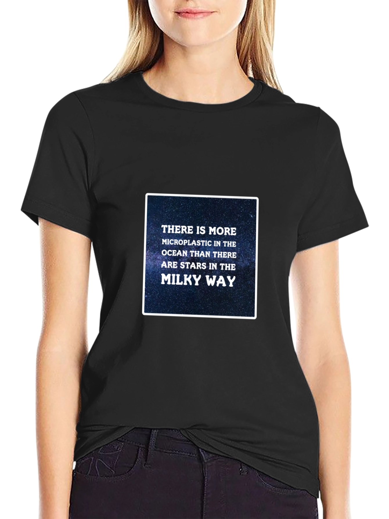 Microplastic Milky Way Graphic T-Shirt