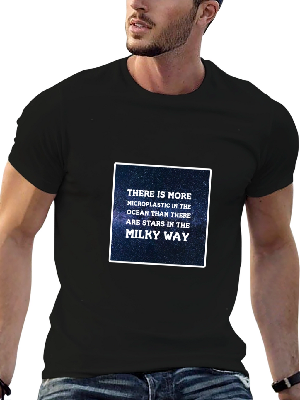 Microplastic Milky Way Graphic T-Shirt