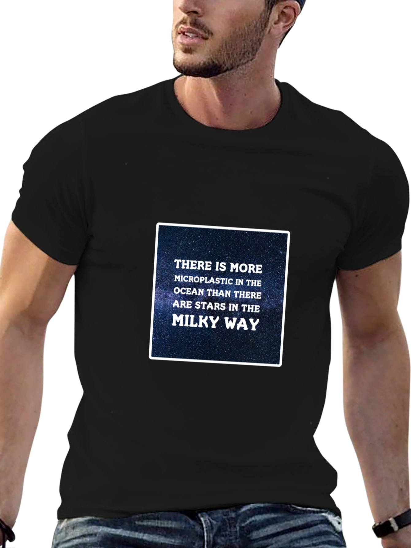 Microplastic Milky Way Graphic T-Shirt