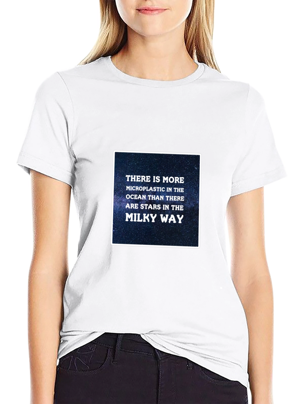 Microplastic Milky Way Graphic T-Shirt