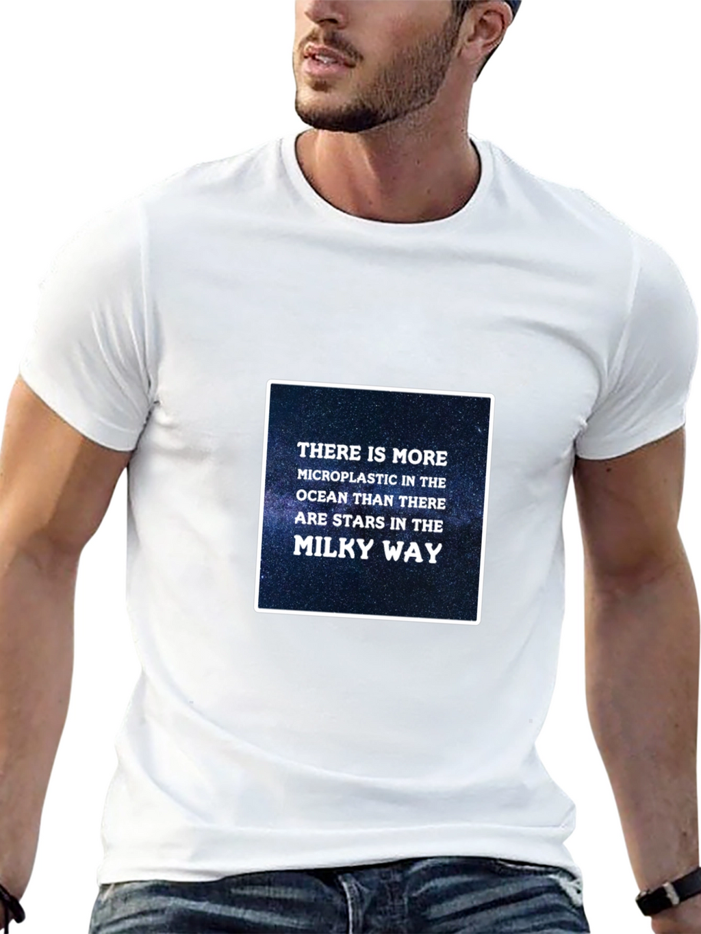 Microplastic Milky Way Graphic T-Shirt