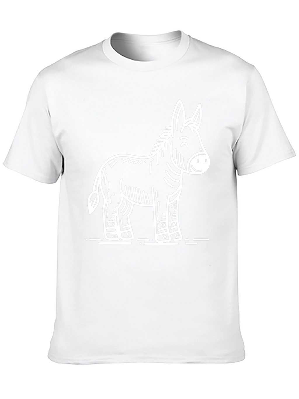 Cartoon Donkey Graphic T-Shirt