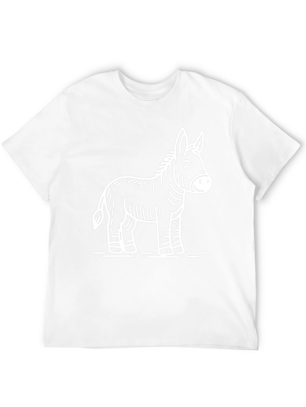 Cartoon Donkey Graphic T-Shirt
