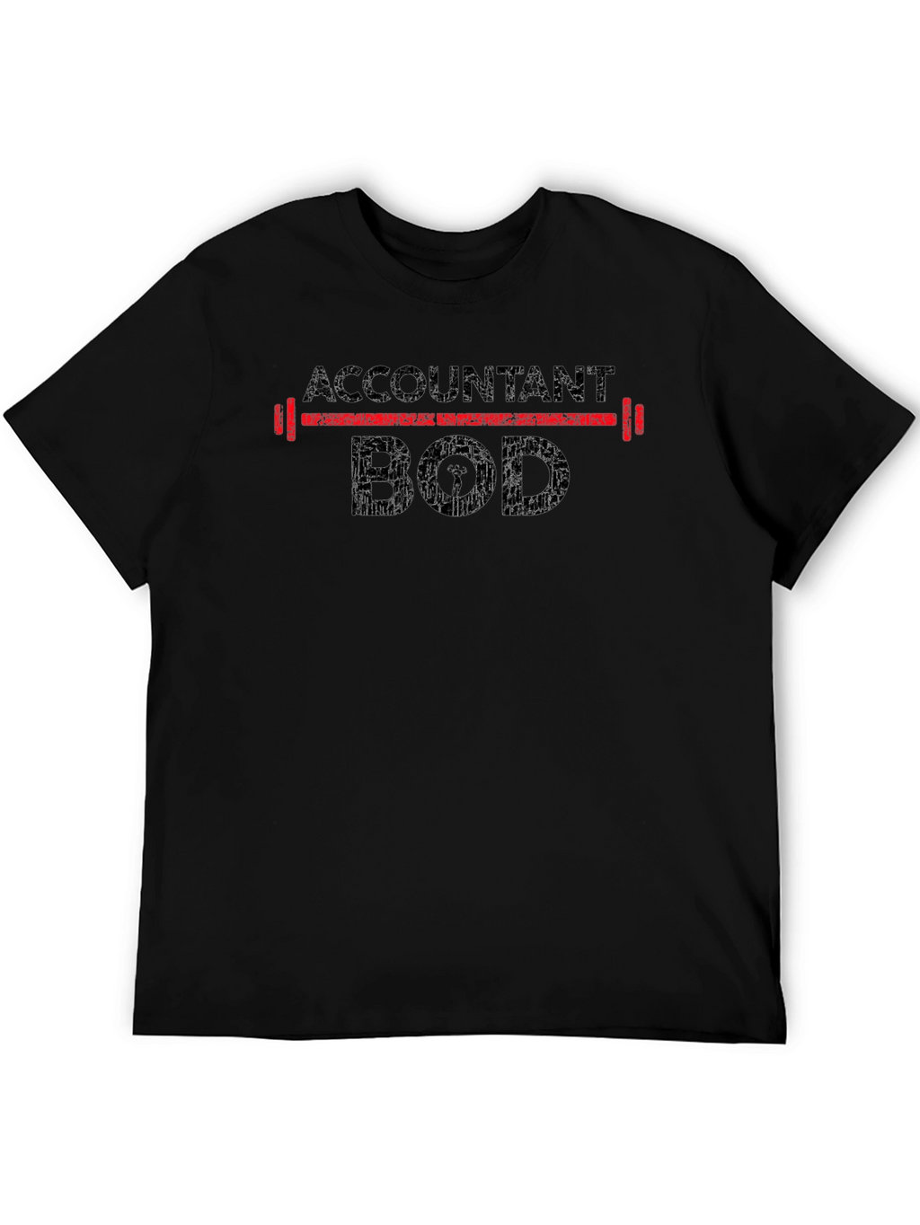 Accountant Bod T-Shirt - Black Novelty Tee