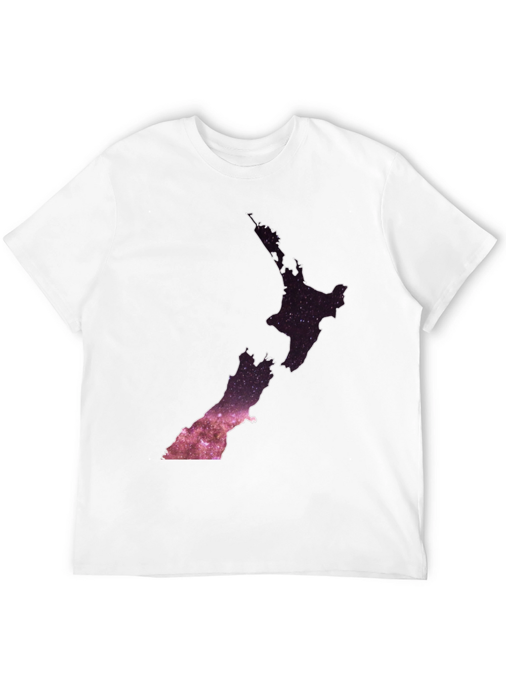 Galaxy New Zealand Map Graphic Tee